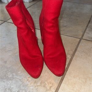 Red Women's Ankle Boots